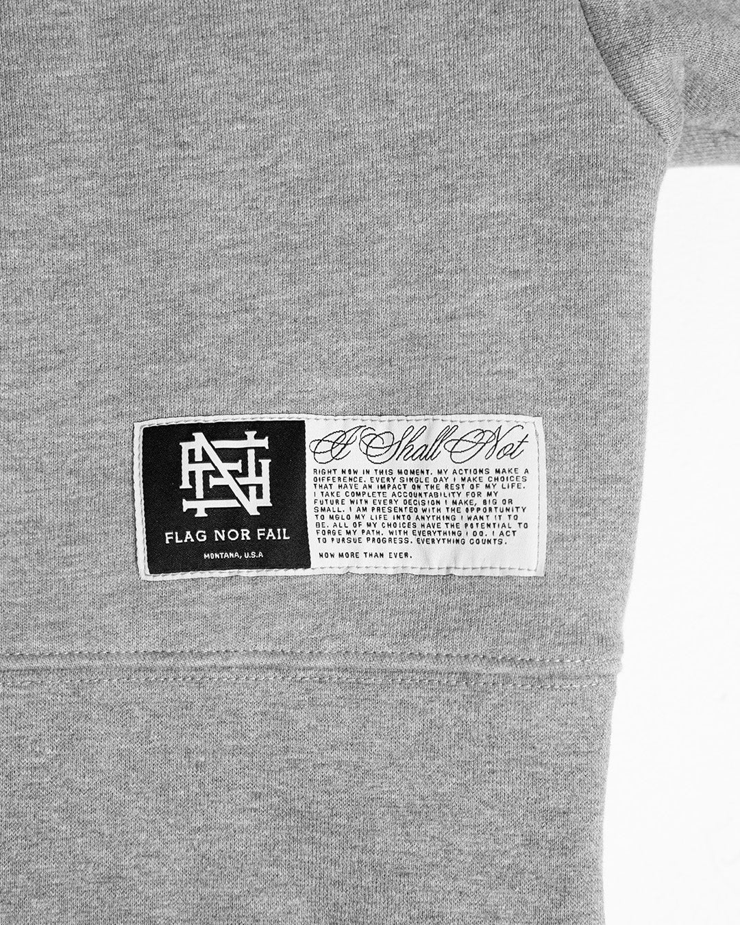 WOMENS OVERSIZED CROP CREWNECK - HEATHER GREY - Image 6