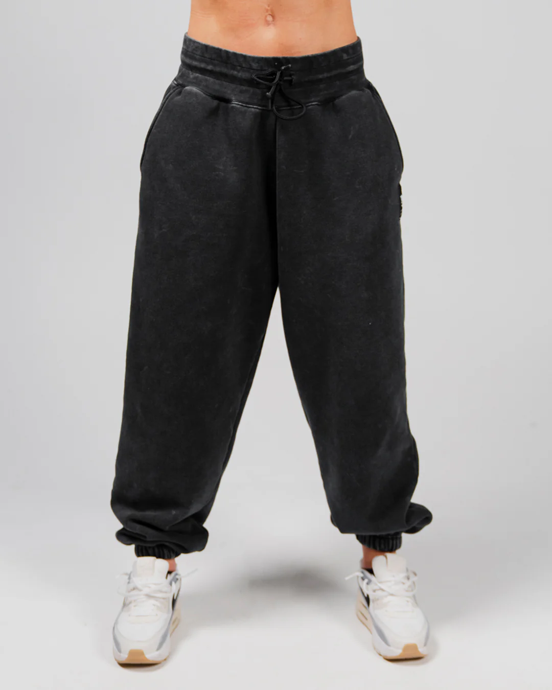 WOMENS OVERSIZED SWEATPANTS - ACID WASH - Image 3