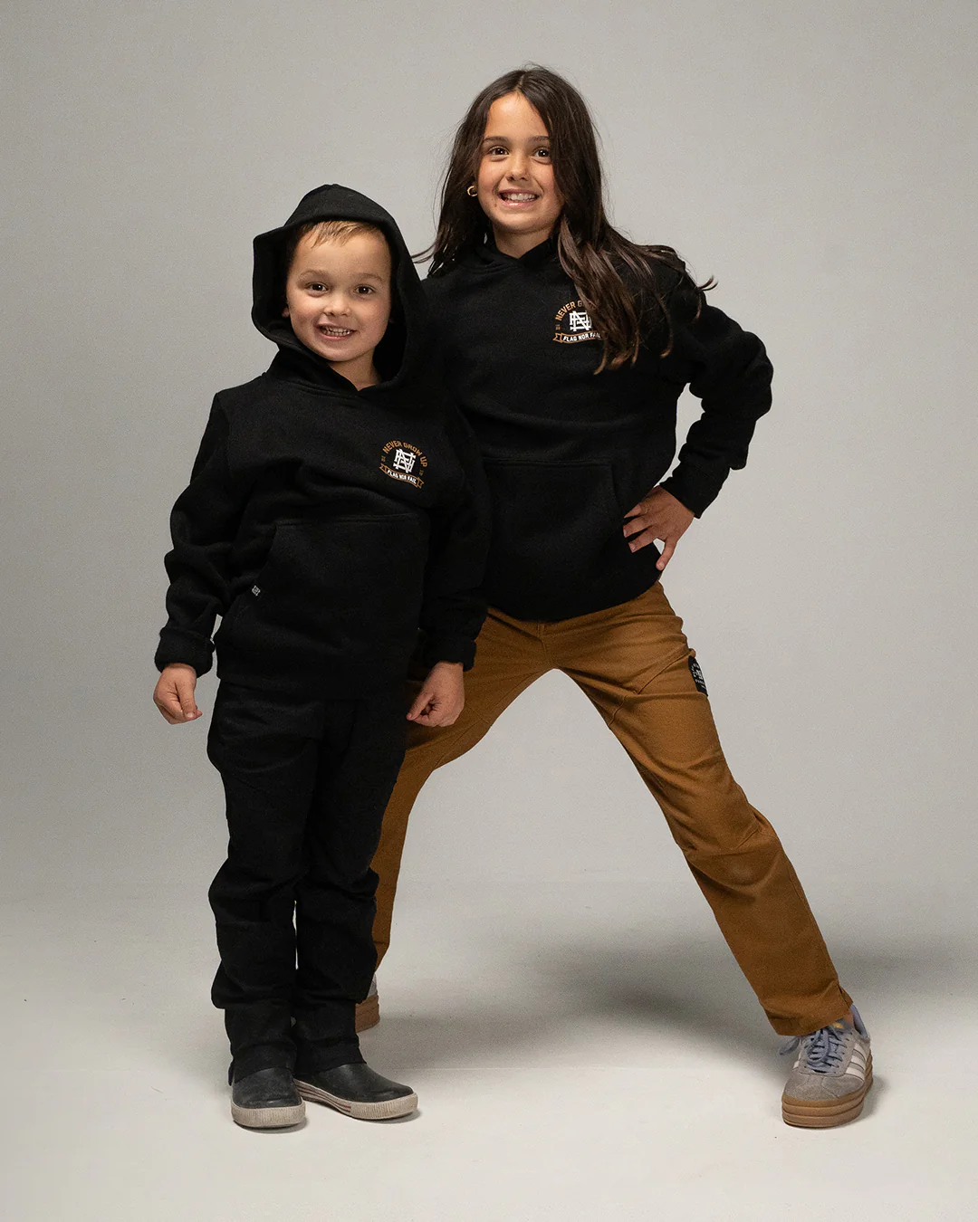 YOUTH NEVER GROW UP HOODIE - BLACK - Image 5